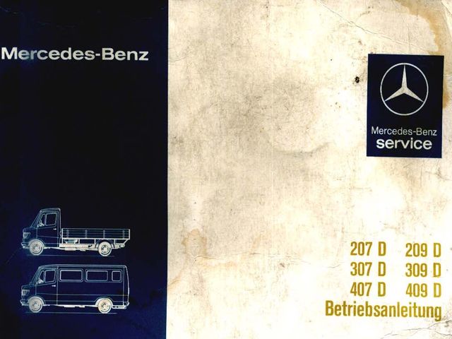Mercedes-Benz 207D-409D руководство по эксплуатации