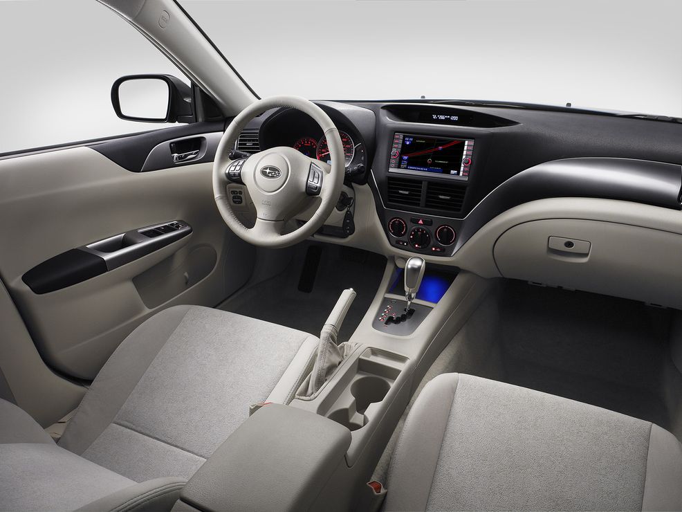 Subaru Impreza GE/GV/GH/GR салон (Субару Импреза 2007-2011)
