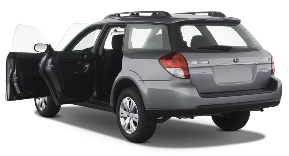 Subaru Legacy Outback BL / BP вид сзади (Субару Легаси Аутбэк 2003-2009)